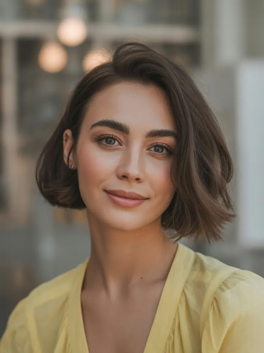 modern spring bob haircuts 2026 Soft Textured Short Bob With Natural Movement