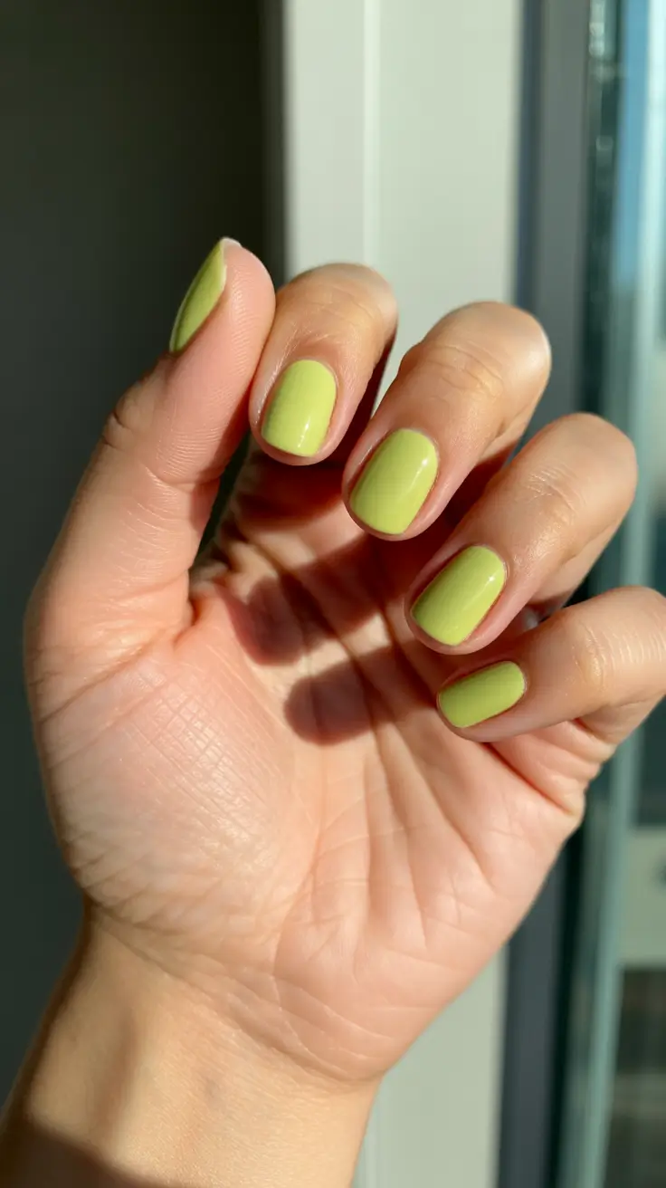 summer nail colors ideas 2026 Fresh Pistachio Green For A Soft Statement