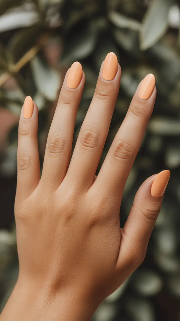 summer nail colors ideas 2026 Peach Nude Minimalism That Still Feels Intentional