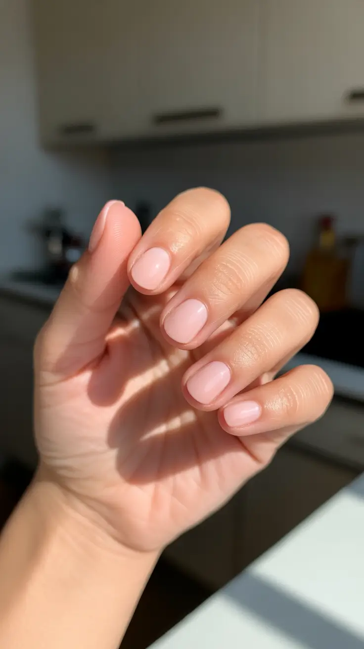 summer nail colors ideas 2026 Soft Nude Glow For Effortless Summer Days